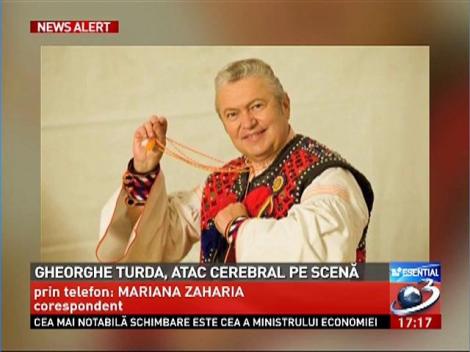 Cântăreţul Gheorghe Turda a leşinat pe scenă