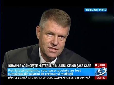 Iohannis şi cele şase case "dobândite din meditaţii". Misterul averii se adânceşte