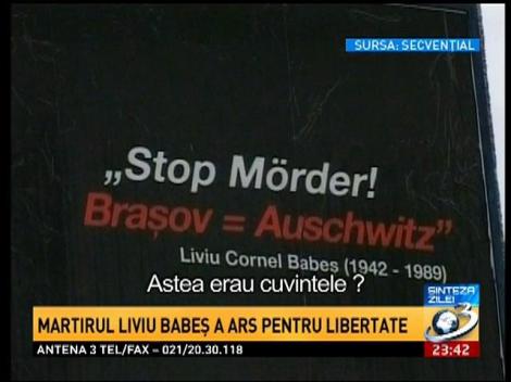 Martirul Liviu Babeş a ars pentru libertate