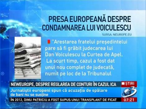 New Europe: Condamnarea lui Dan Voiculescu în dosarul Telepatia, o reglare de conturi a preşedintelui României