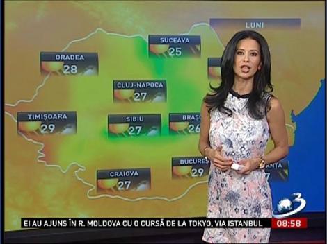 Cum va fi vremea in urmatoarele zile