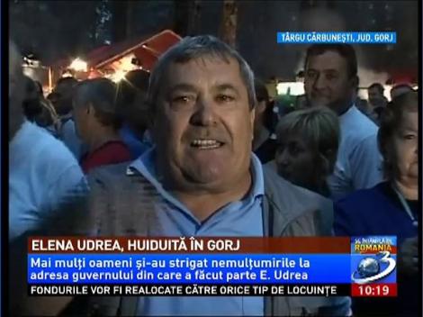 Elena Udrea, huiduită &icirc;n Gorj