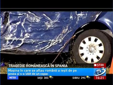 Accident grav &icirc;n Spania. Trei rom&acirc;ni şi-au pierdut viaţa