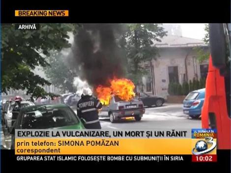 Explozie la vulcanizare, un mort și un rănit