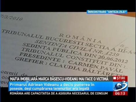 Mafia imobiliară marca Băsescu-Videanu mai face o victimă