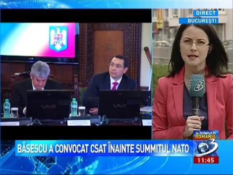 Traian Băsescu a convocat CSAT &icirc;nainte de summitul NATO