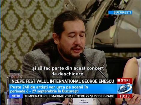240 de artişti vor participa anul acesta la Festivalul Internaţional "George Enescu"