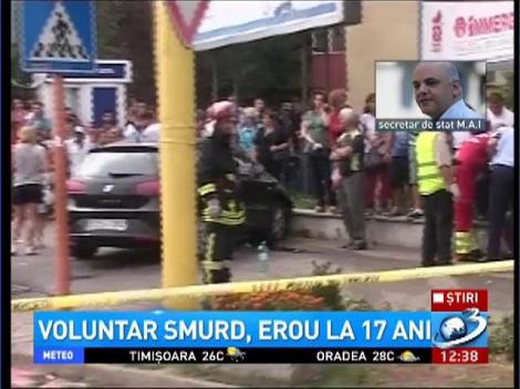 Voluntar SMURD, erou la 17 ani