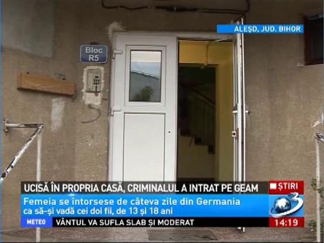 O femeie din Bihor a fost înjunghiată în propria casă