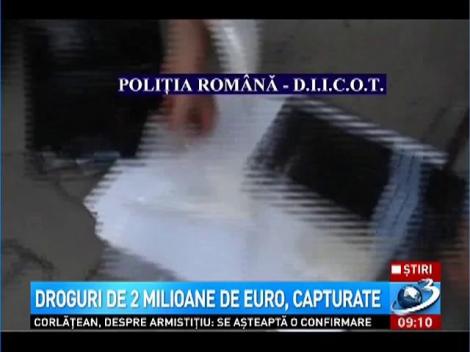 Captură de droguri în valoare de peste 2 MILIOANE de euro la vama Turnu