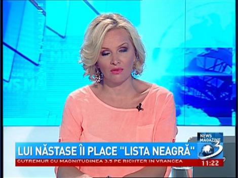 Lui Adrian Năstase &icirc;i place "Lista Neagră"