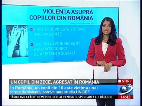 Un copil din zece, agresat &icirc;n Rom&acirc;nia