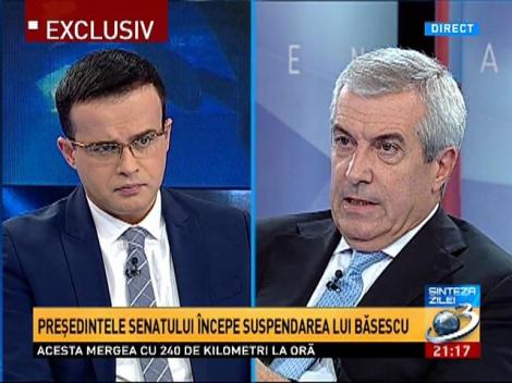 Călin Popescu Tăriceanu, despre suspendarea Preşedintelui