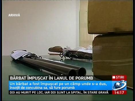 Un bărbat a fost ÎMPUŞCAT MORTAL pentru furt de porumb