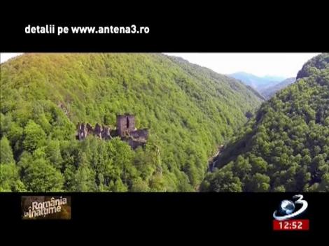 Rom&acirc;nia la &Icirc;nălţime: Imagini spectaculoase cu două cetăţi din judeţul Hunedoara