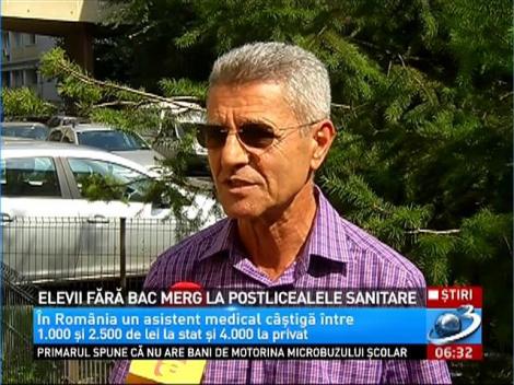 Absolvenţii de liceu fără diplomă de BAC se &icirc;nghesuie la postlicealele sanitare care &icirc;i primesc cu braţele deschise