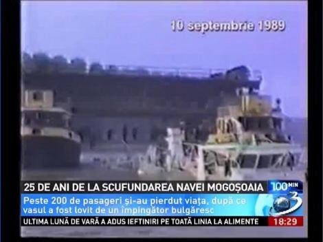 25 de ani de la scufundarea navei Mogoşoaia