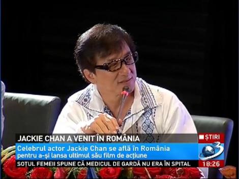 Jackie Chan a venit în România