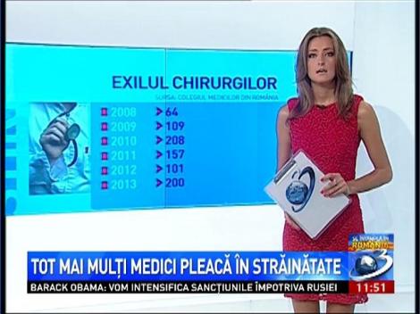 Tot mai mulţi medici pleacă în străinătate