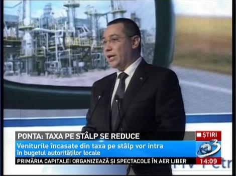 Victor Ponta: "Taxa pe st&acirc;lp" urmează să fie redusă la 1%