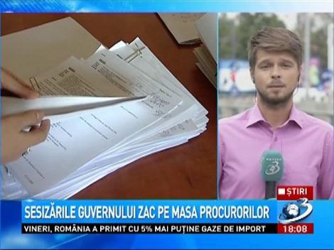 Sesizările Guvernului zac pe masa procurorilor