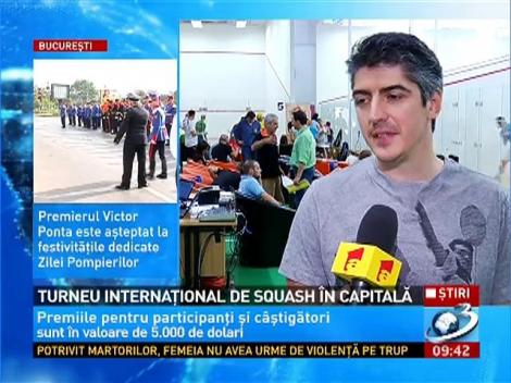 Turneu internaţional de squash în Capitală