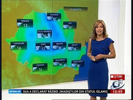 Atenţionare meteo de ploi şi vijelii