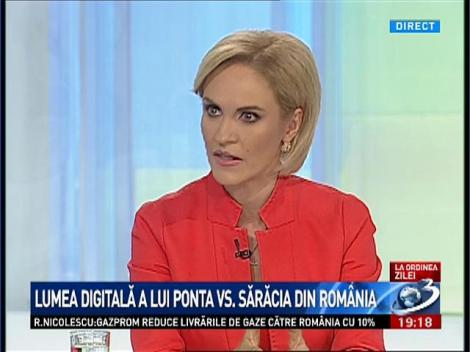 La Ordinea Zilei: Lumea digitală a lui Ponta vs. sărăcina din România