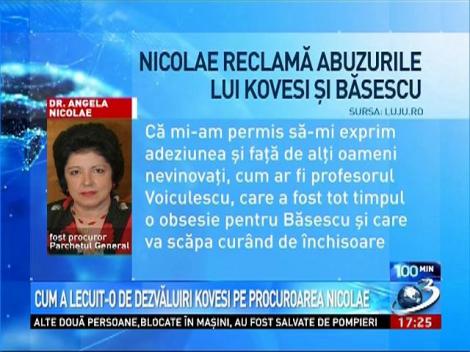 100 de Minute: Cum a lecuit-o de dezvăluiri Kovesi pe procuroarea Nicolae