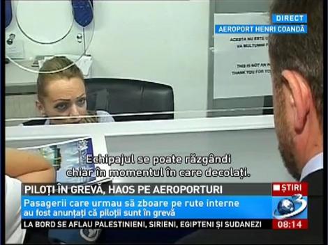Piloţi &icirc;n grevă, haos pe aeroporturi