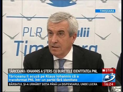 Tăriceanu: Iohannis a şters cu buretele identitatea PNL