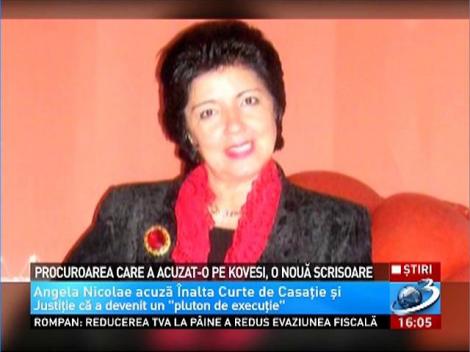 Procuroarea care a acuzat-o pe Kovesi, o nouă scrisoare