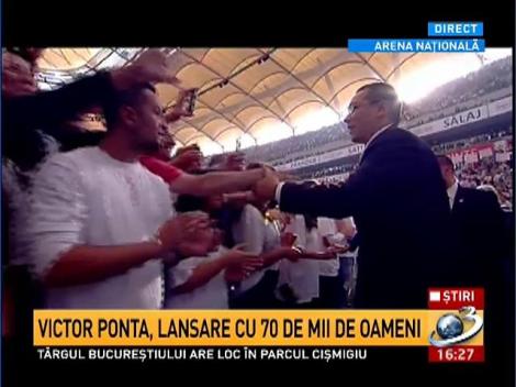 Ceremonia de deschidere a lansării candidatului PSD în cursa electorală