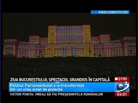 Ziua Bucureştiului, spectacol grandios în Capitală