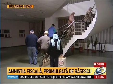 Aministia fiscală, promulgată de Băsescu