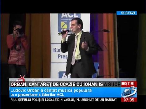 Ludovic Orban s-a făcut iar de râs şi a cântat muzică populară