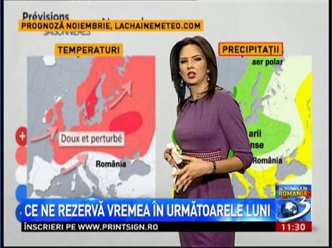 Ce ne rezervă vremea în următoarele trei luni