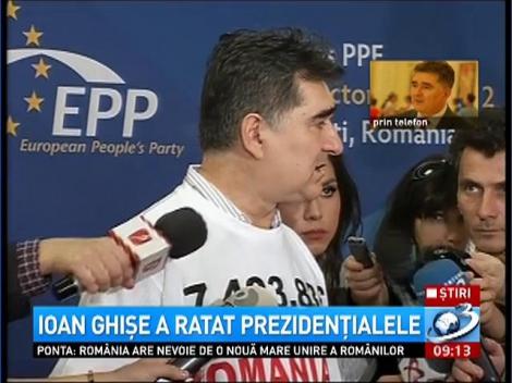 Ioan Ghişe a ratat prezidenţialele: Fără bani şi doar cu voluntari, este foarte greu să strângi semnături