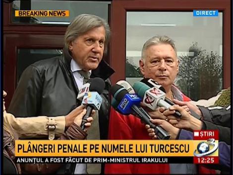 Plângeri penale pe numele lui Turcescu