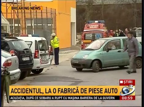 Accident de muncă la o fabrică de piese auto