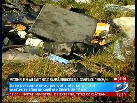 Imagini cu ramasitele accidentul tragic de la Floresti