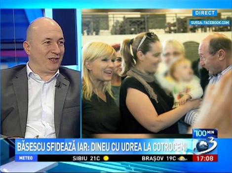 Codrin Ştefănescu, despre dineul lui Băsescu cu Udrea: Va fi o hăhăială şi se vor îmbăta cu apă rece că Udrea intră în turul II