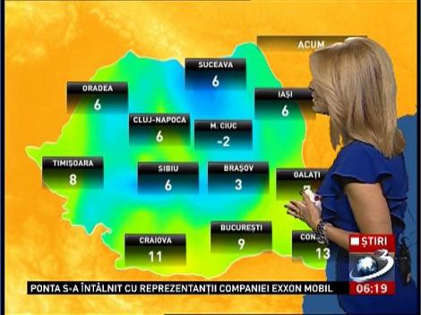 Prognoza meteo 29 septembrie 2014