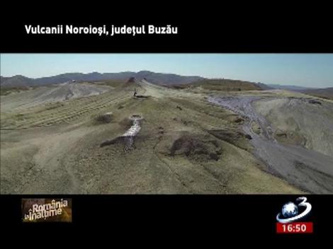 Rom&acirc;nia la &Icirc;nălţime: Imagini spectaculoase cu Vulcanii Noroioşi