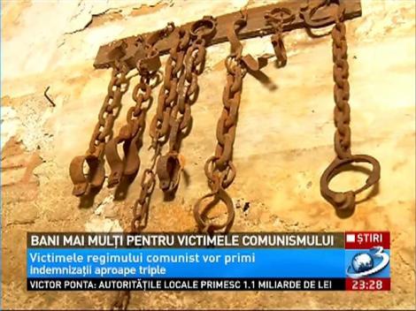 Bani mai mulţi pentru victimele comunismului