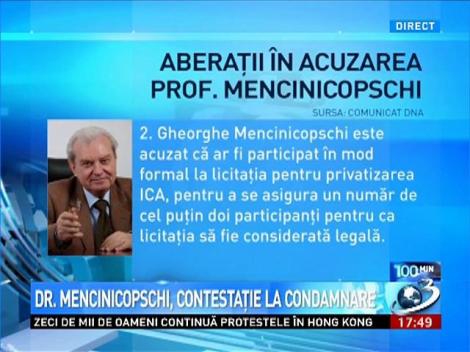 100 de Minute: Aberaţii în acuzarea profesorului Mencinicopschi