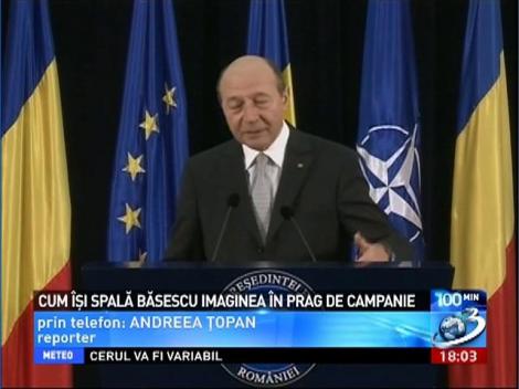 100 de Minute: Cum îşi spală Băsescu imaginea în prag de campanie