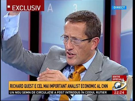 Richard Quest, ce sfaturi are pentru România: Sunteţi poarta de ieşire