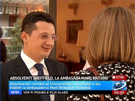 Absolvenţii Shefield, la Ambasada Marii Britanii