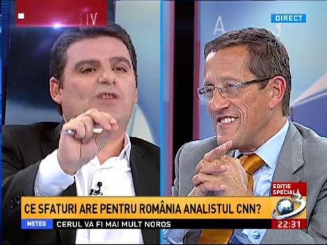 Richard Quest, părere despre România